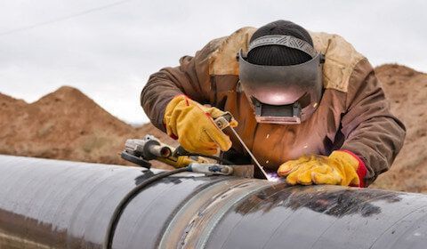 Механические испытания стыков газопровода